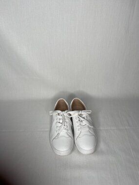 Kate Spade Fez Sneaker White Action Leather/Mesh Size 7B Great Condition In Box